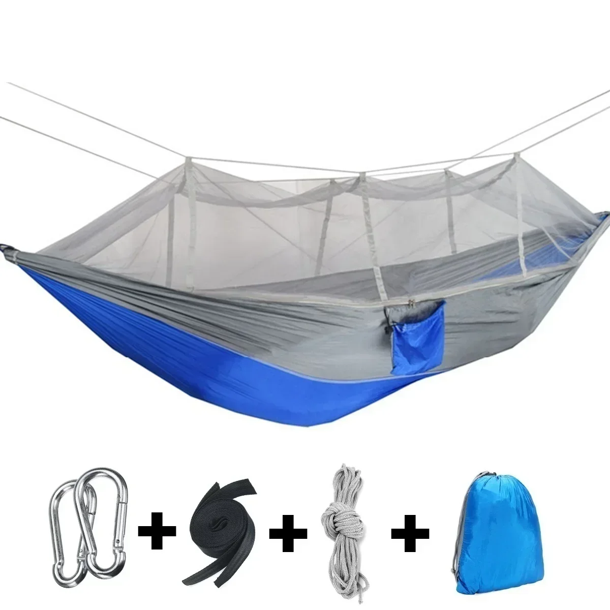Ultralight Parachute Hammock Hunting Mosquito Net Double Person Camping Leisure Hamak Drop-shipping Outdoor Furniture Hammock