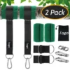 Outdoor swing hammock strapping spot wholesale encrypted polyester hammock strapping swing rope 1.5M 2M 3M set